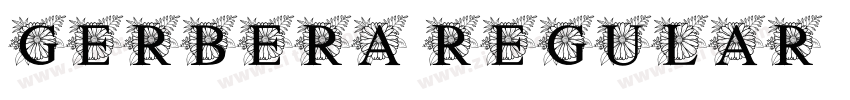 Gerbera Regular字体转换